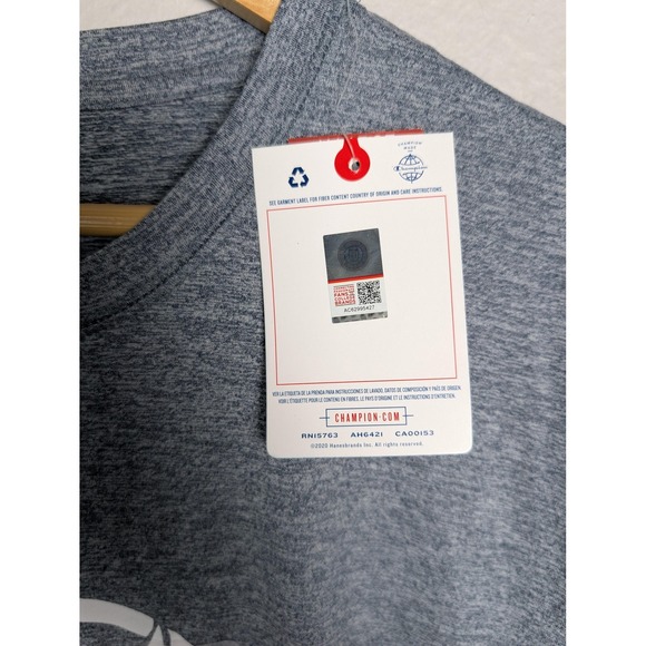 Fayetteville State FSU Broncos Shirt Mens XL Blue Champion Short Sleeve Tee 340 - Picture 4 of 10